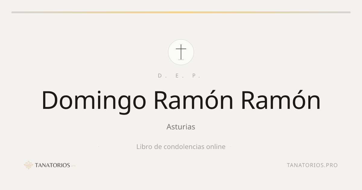 Memorial de Domingo Ramón Ramón