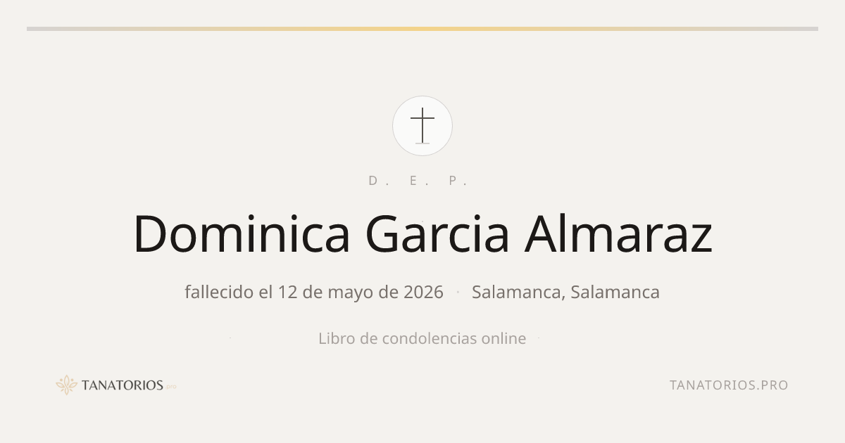 Memorial de Dominica Garcia Almaraz