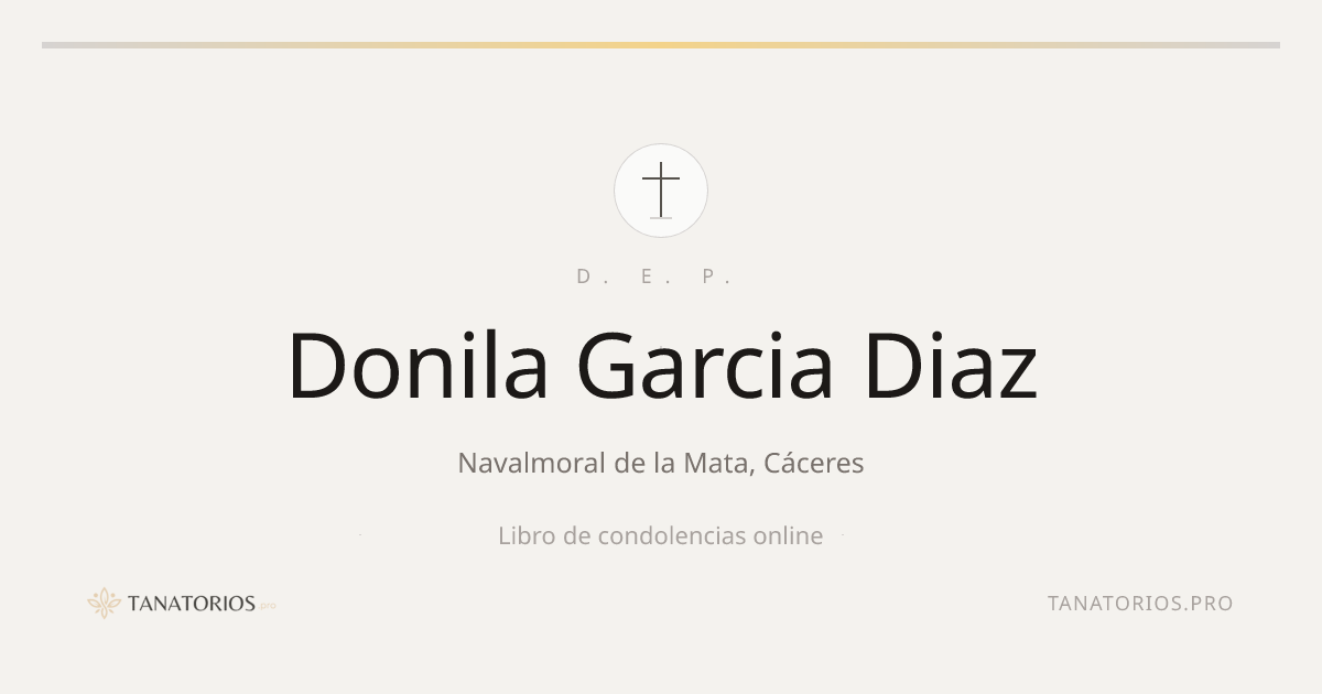 Memorial de Donila Garcia Diaz