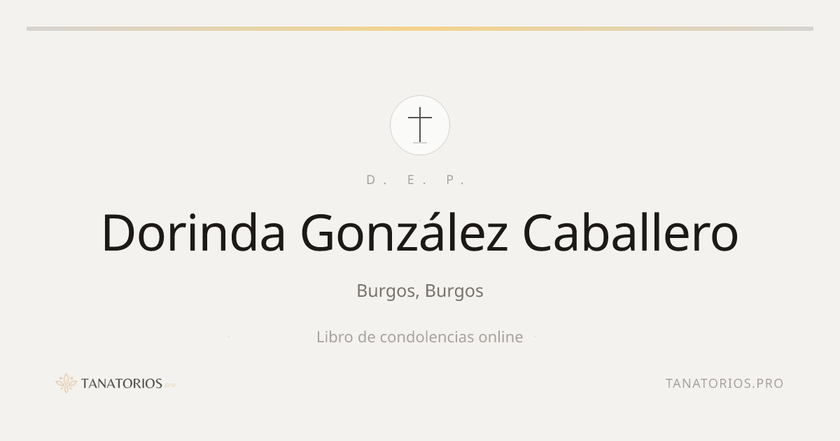 Memorial de Dorinda González Caballero