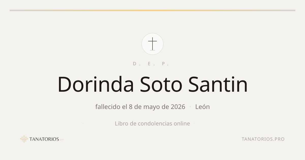 Memorial de Dorinda Soto Santin