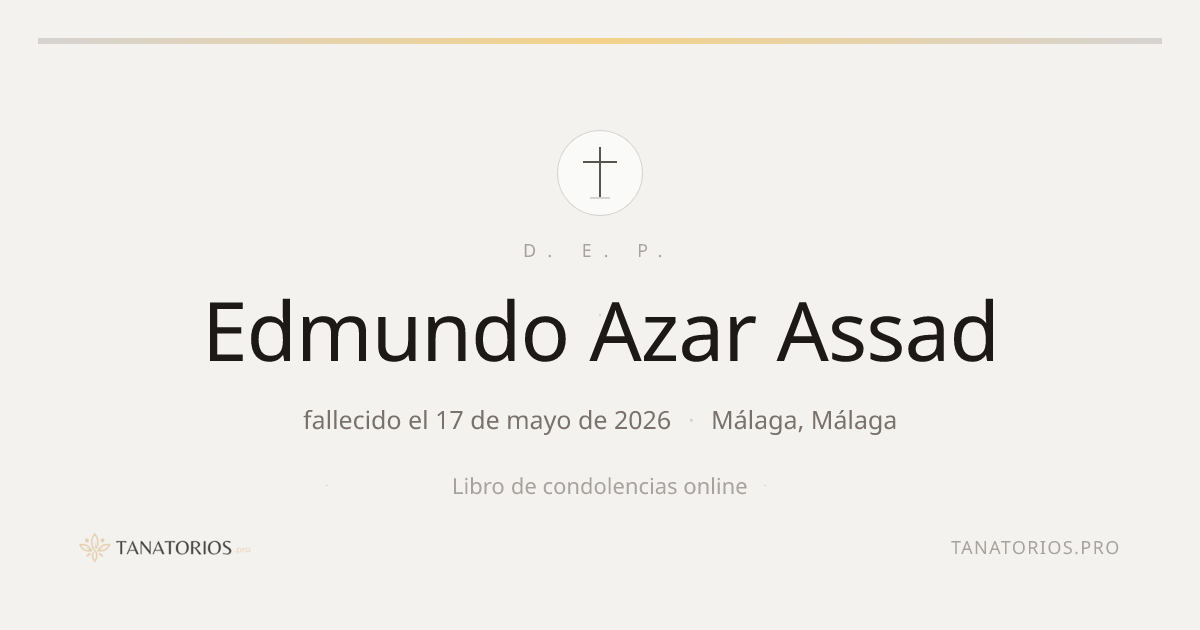 Memorial de Edmundo Azar Assad