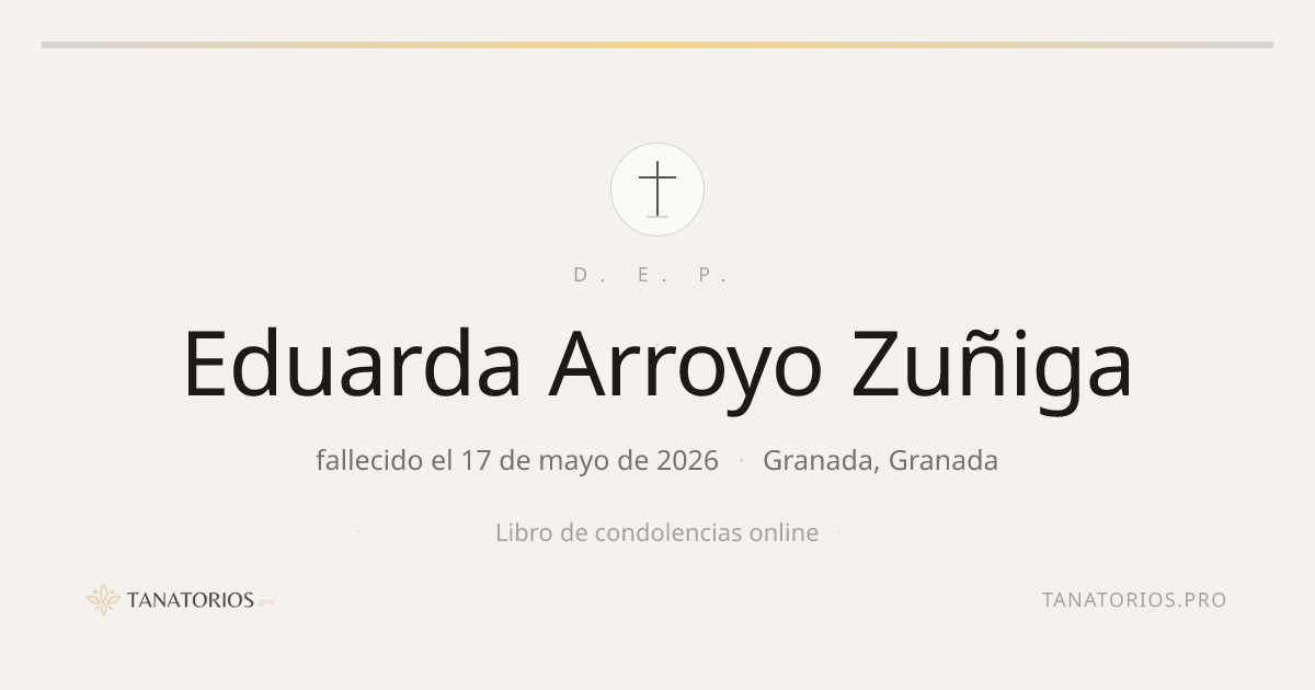 Memorial de Eduarda Arroyo Zuñiga