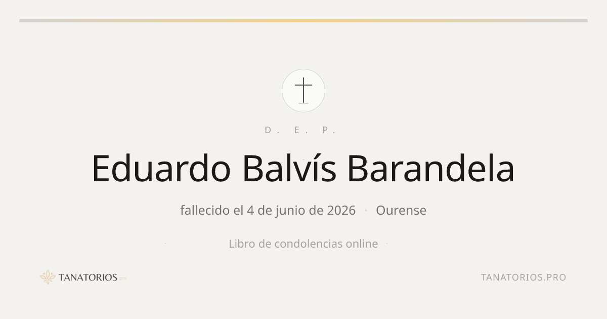 Memorial de Eduardo Balvís Barandela