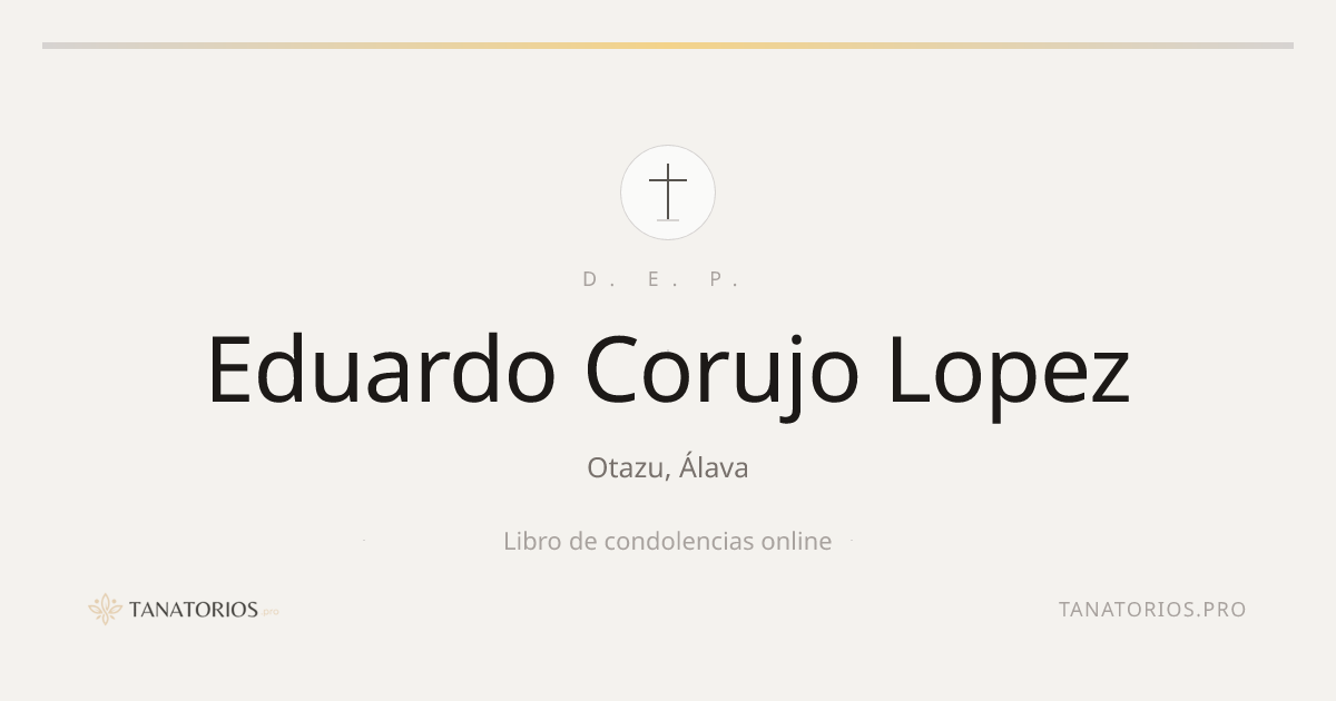 Memorial de Eduardo Corujo Lopez