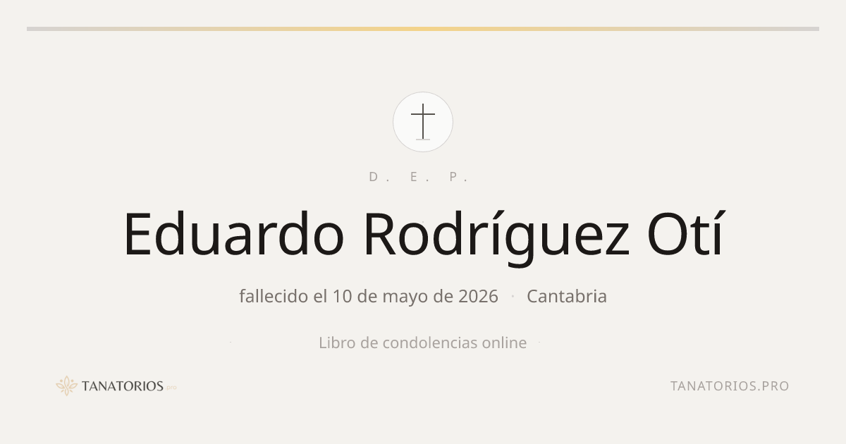 Memorial de Eduardo Rodríguez Otí