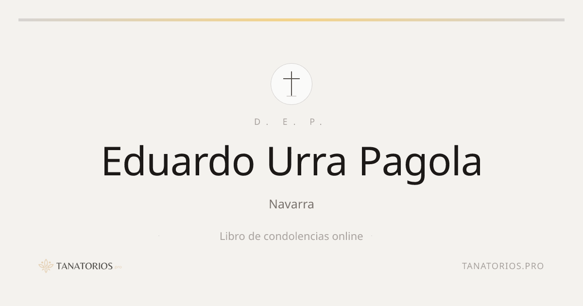 Memorial de Eduardo Urra Pagola