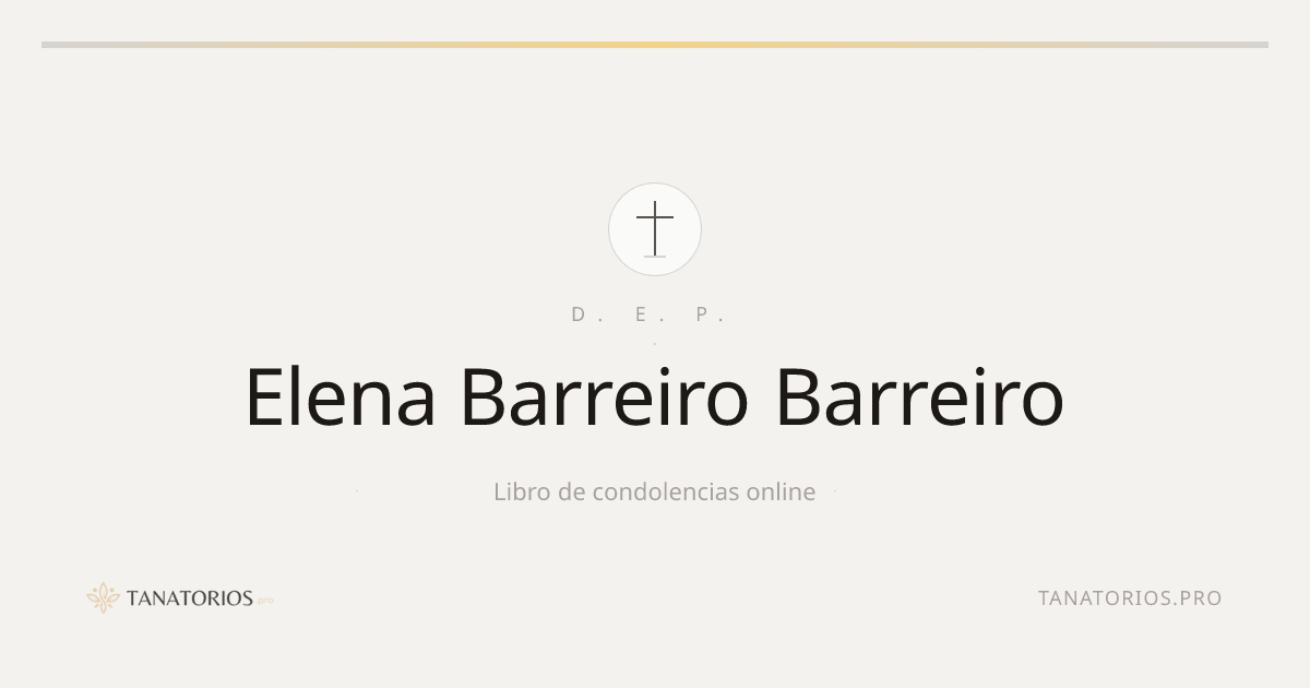 Memorial de Elena Barreiro Barreiro