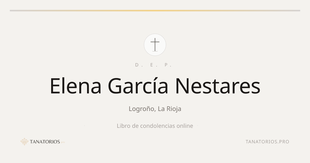 Memorial de Elena García Nestares