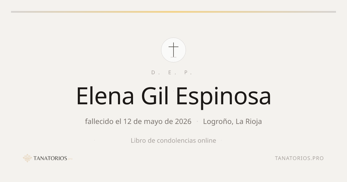 Memorial de Elena Gil Espinosa