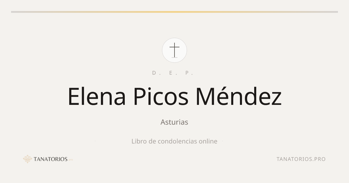 Memorial de Elena Picos Méndez