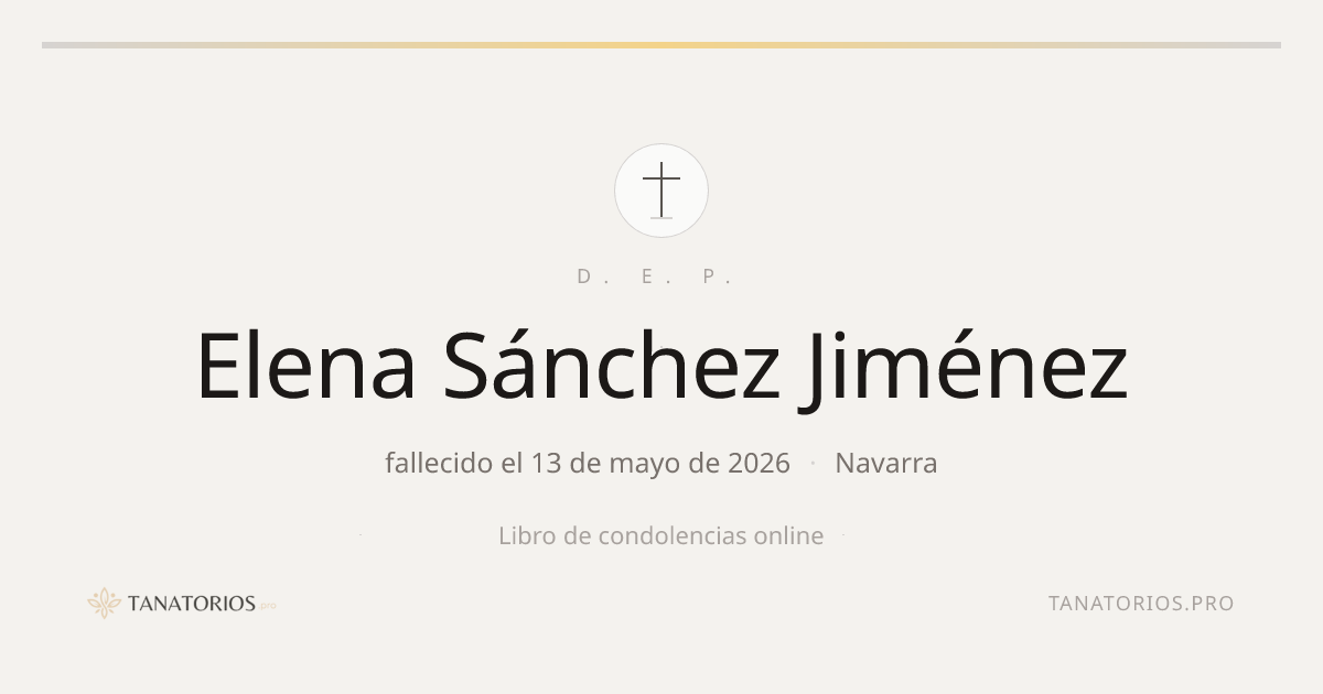 Memorial de Elena Sánchez Jiménez