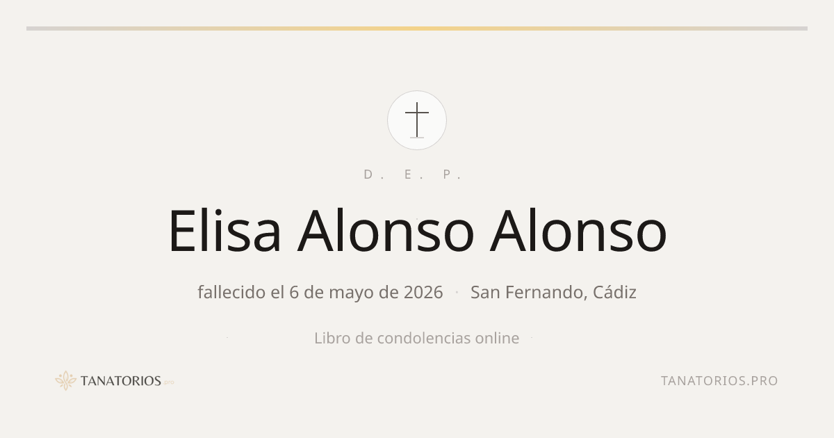 Memorial de Elisa Alonso Alonso