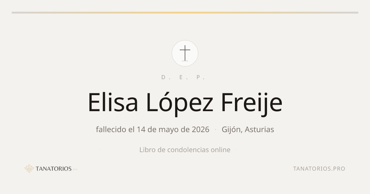 Memorial de Elisa López Freije