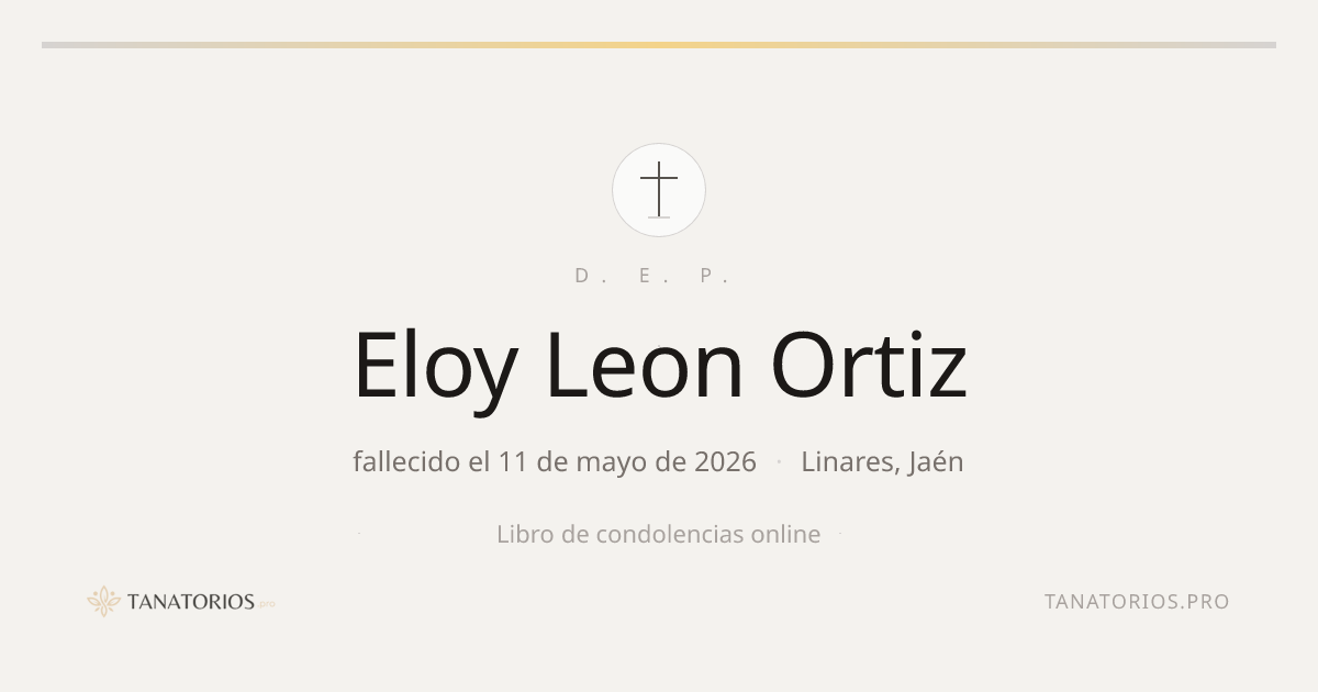 Memorial de Eloy Leon Ortiz