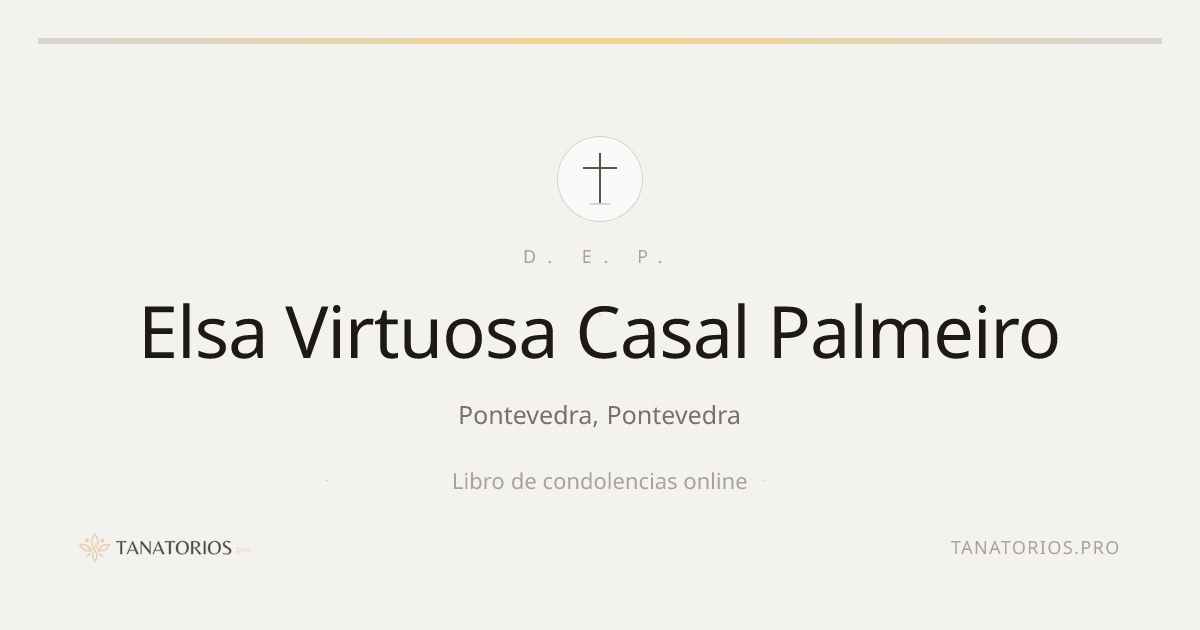 Memorial de Elsa Virtuosa Casal Palmeiro