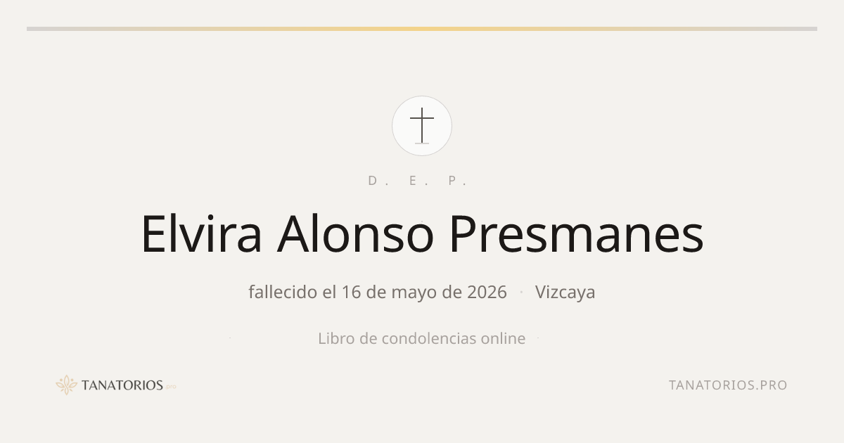 Memorial de Elvira Alonso Presmanes