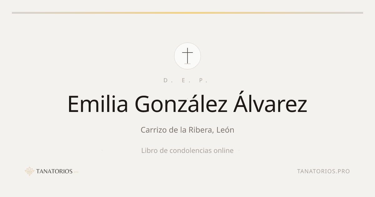 Memorial de Emilia González Álvarez