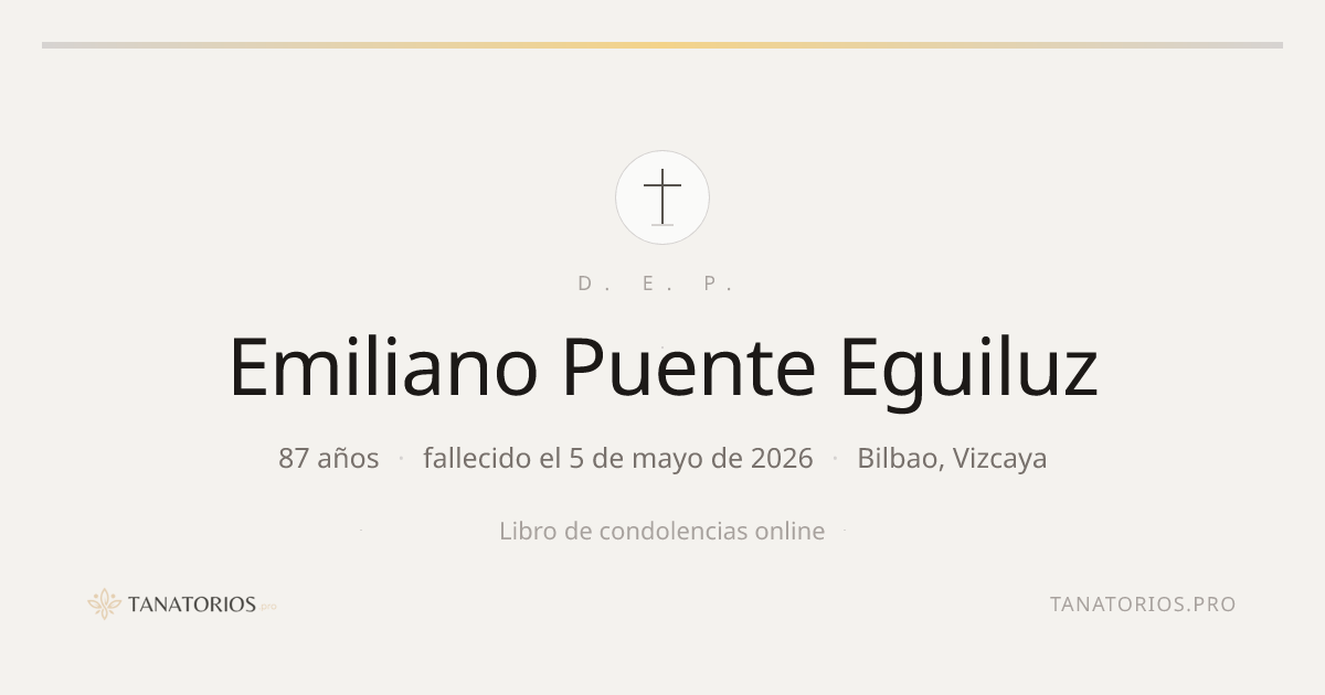 Memorial de Emiliano Puente Eguiluz