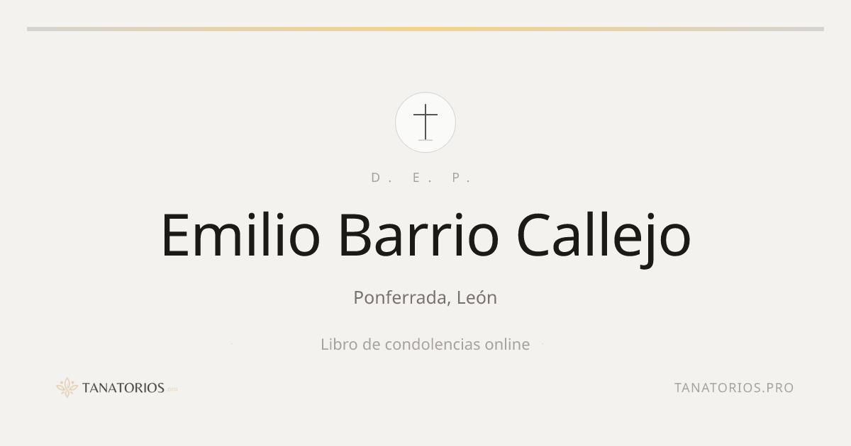 Memorial de Emilio Barrio Callejo