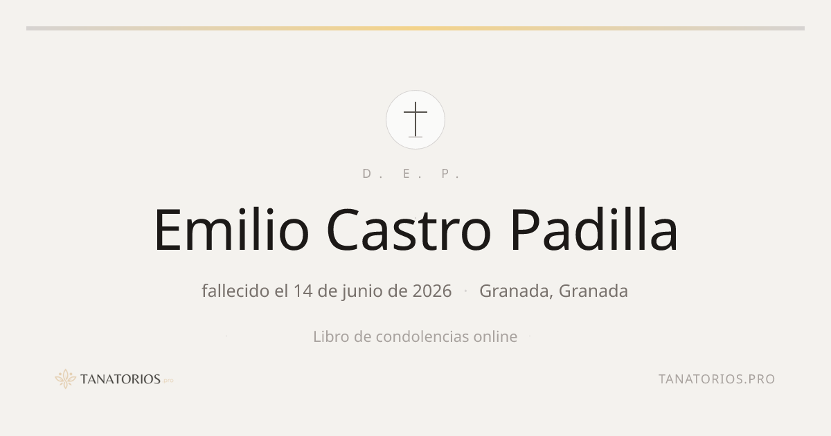 Memorial de Emilio Castro Padilla