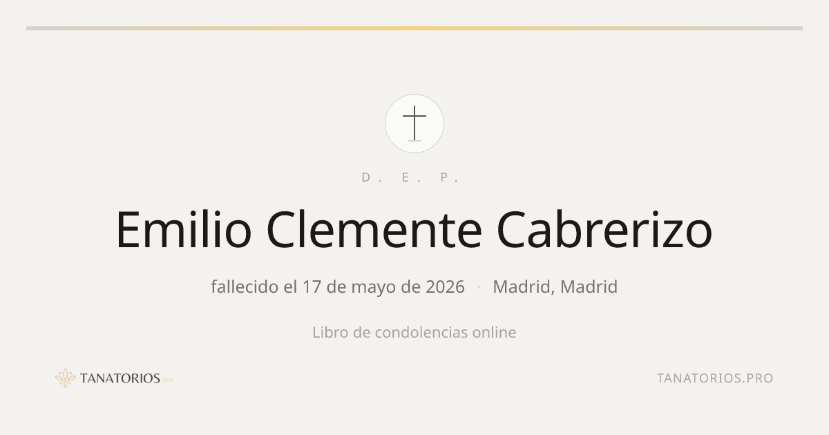 Memorial de Emilio Clemente Cabrerizo