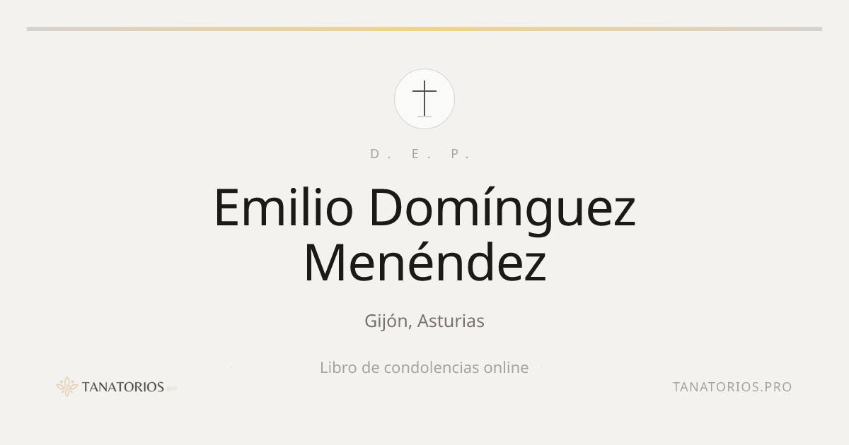 Memorial de Emilio Domínguez Menéndez