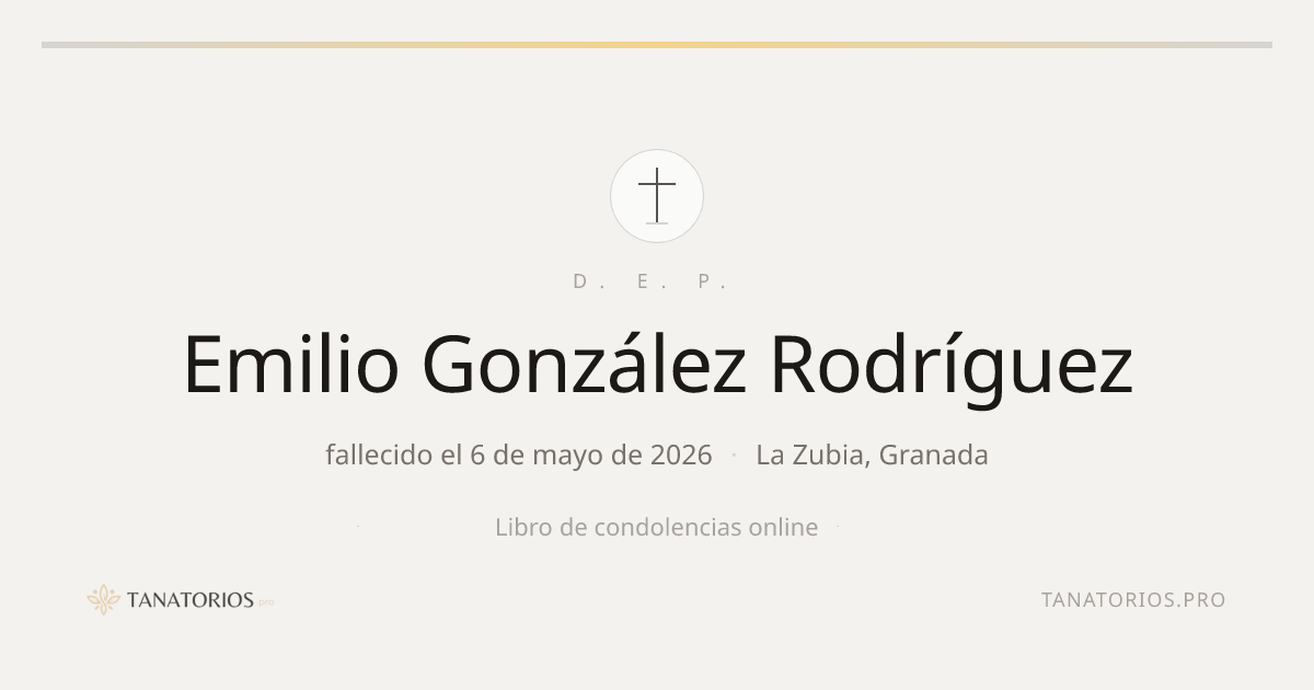 Memorial de Emilio González Rodríguez