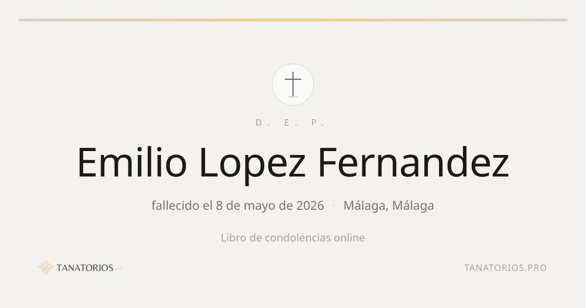 Memorial de Emilio Lopez Fernandez