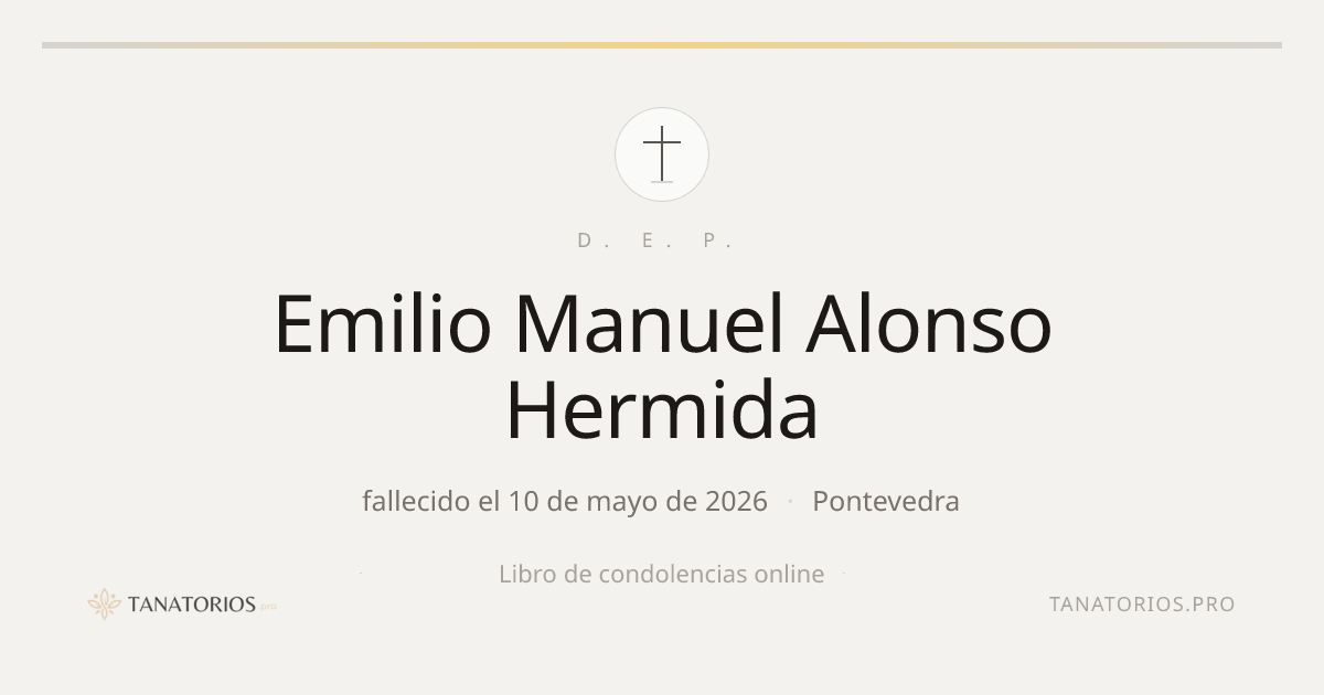 Memorial de Emilio Manuel Alonso Hermida