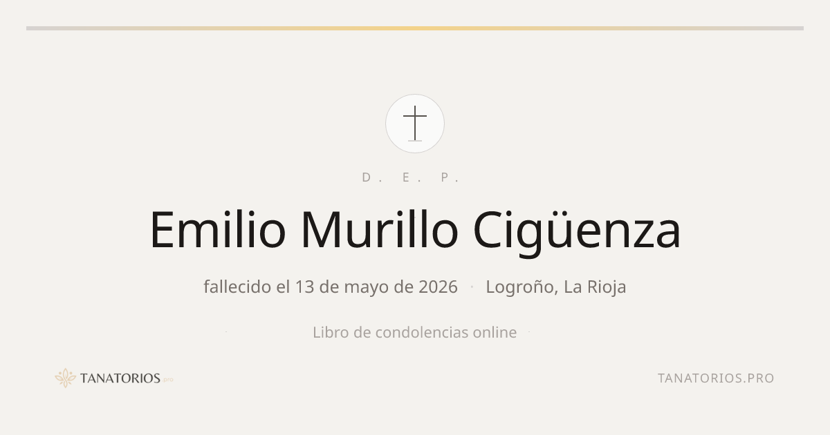 Memorial de Emilio Murillo Cigüenza