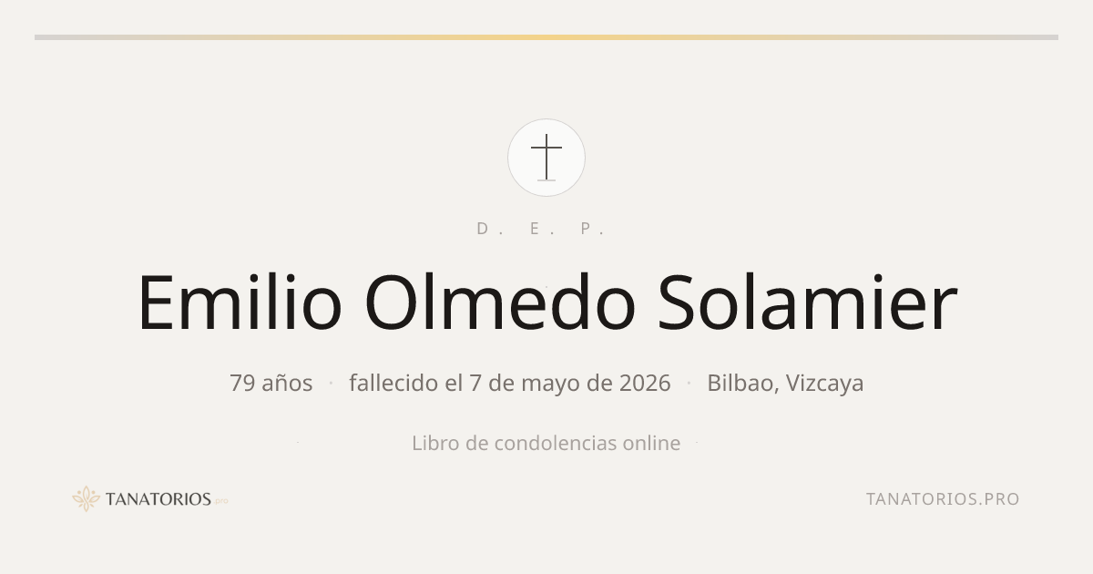 Memorial de Emilio Olmedo Solamier