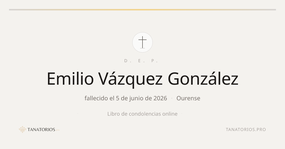 Memorial de Emilio Vázquez González