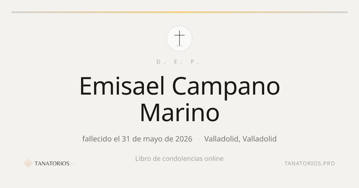 Memorial de Emisael Campano Marino