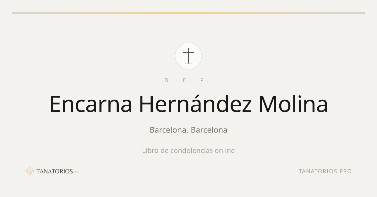 Memorial de Encarna Hernández Molina