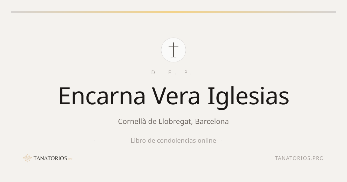 Memorial de Encarna Vera Iglesias