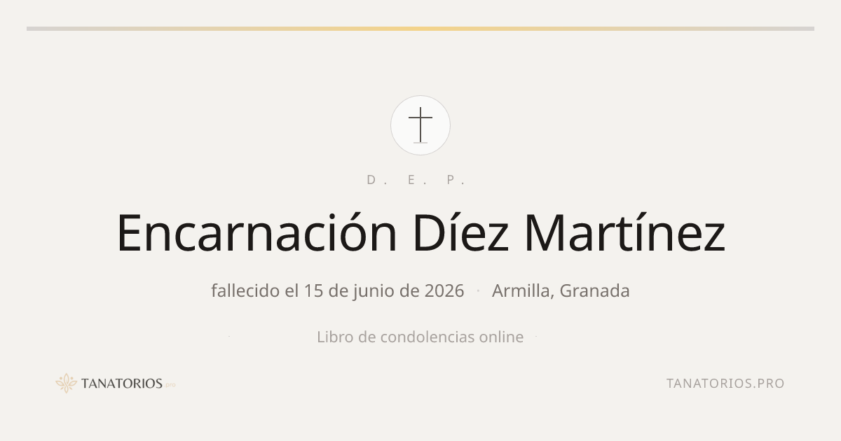 Memorial de Encarnación Díez Martínez