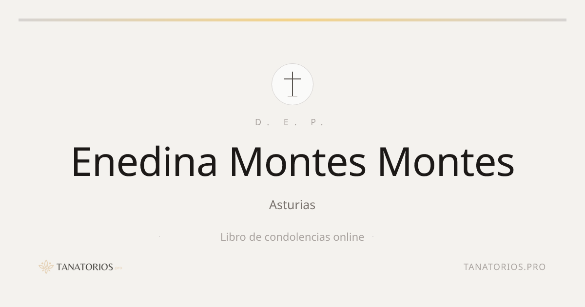 Memorial de Enedina Montes Montes