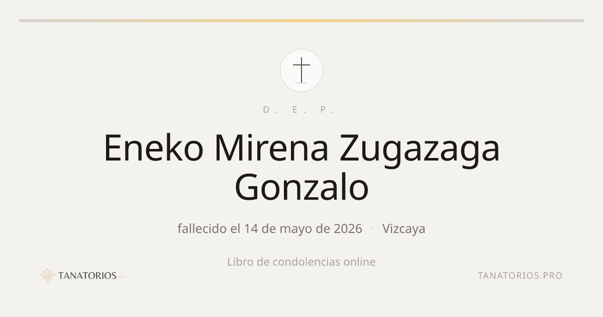 Memorial de Eneko Mirena Zugazaga Gonzalo