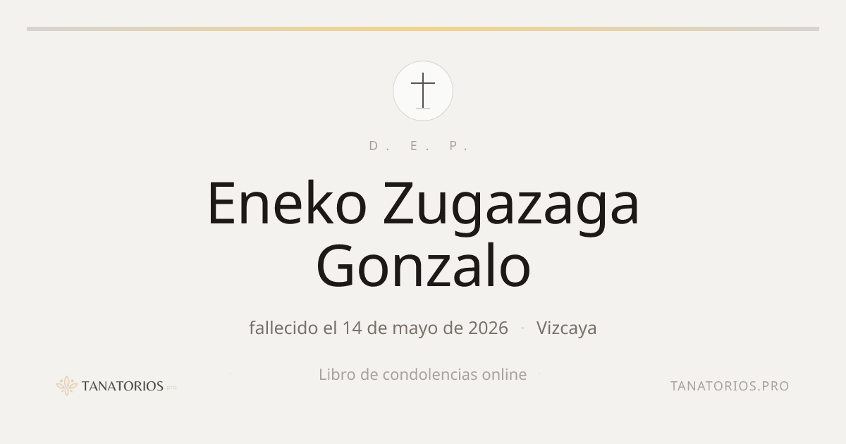 Memorial de Eneko Zugazaga Gonzalo