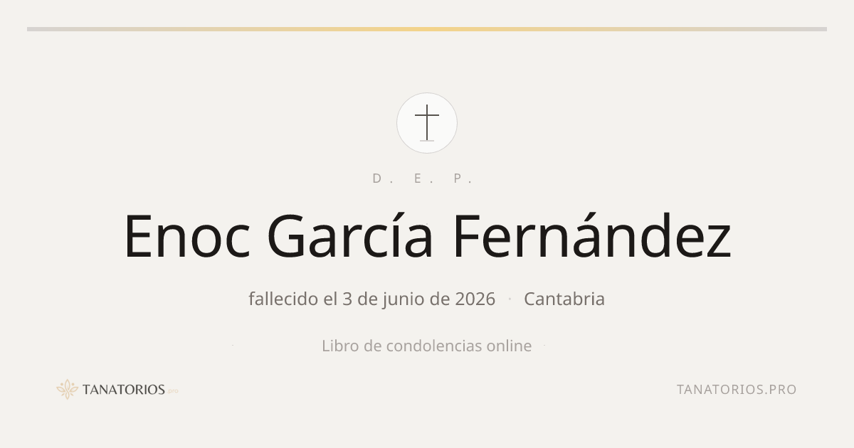 Memorial de Enoc García Fernández