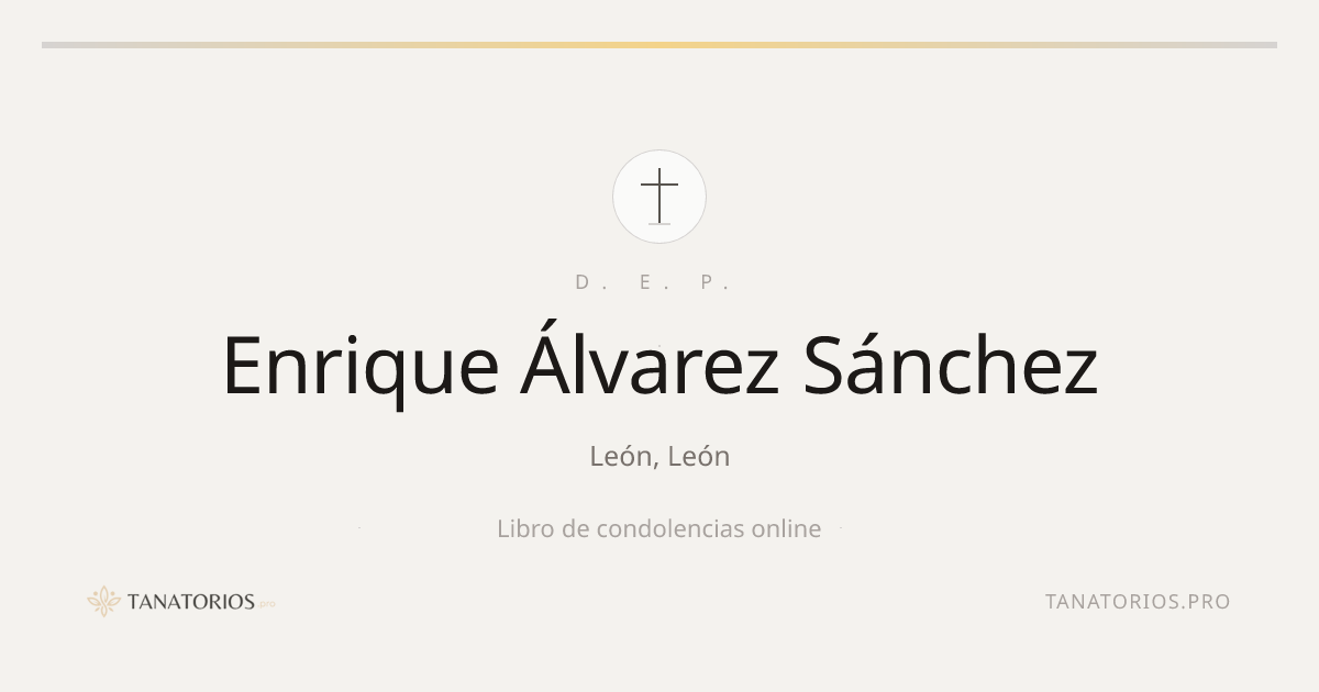 Memorial de Enrique Álvarez Sánchez