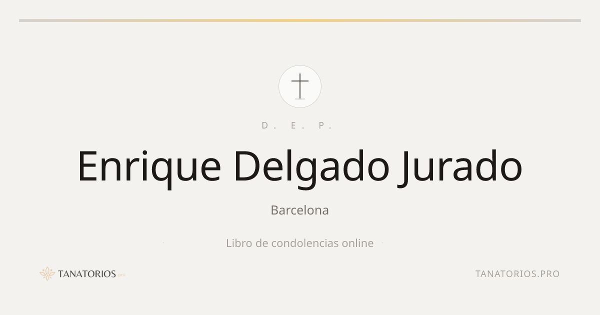 Memorial de Enrique Delgado Jurado