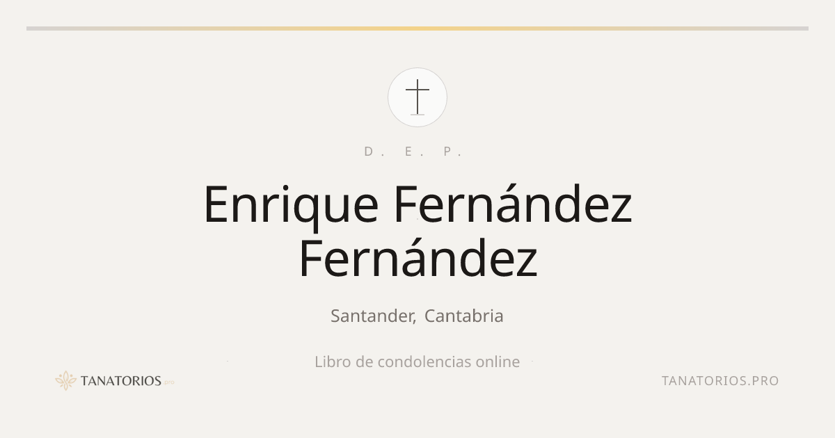 Memorial de Enrique Fernández Fernández