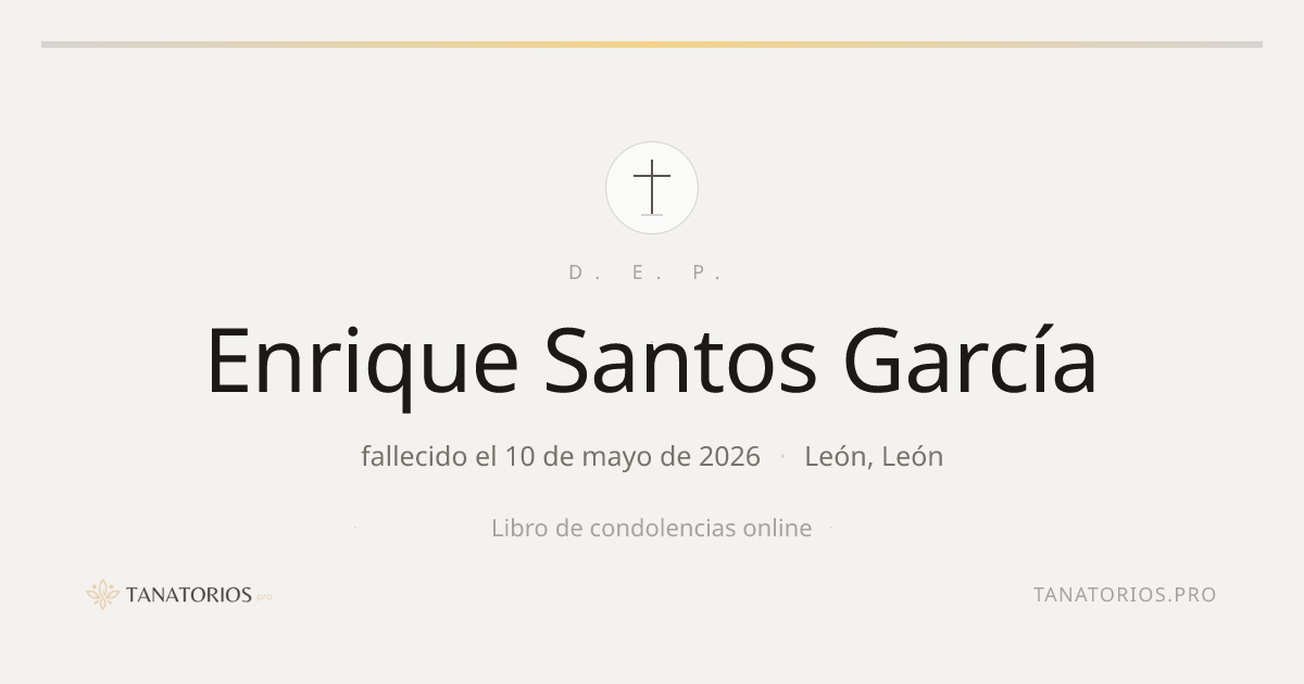 Memorial de Enrique Santos García