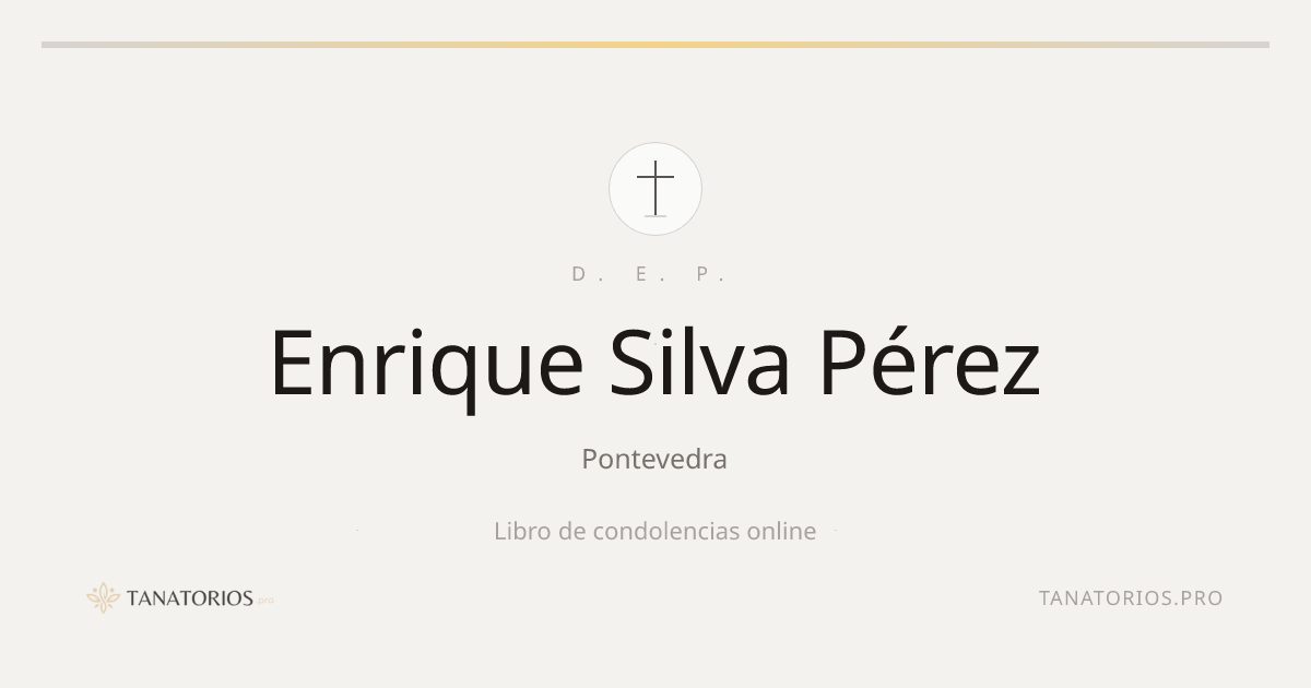 Memorial de Enrique Silva Pérez