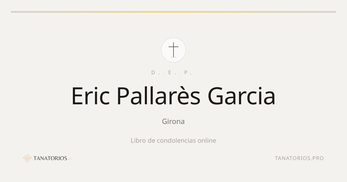 Memorial de Eric Pallarès Garcia
