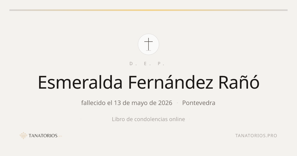 Memorial de Esmeralda Fernández Rañó
