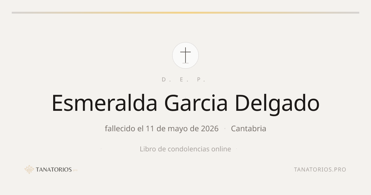 Memorial de Esmeralda Garcia Delgado