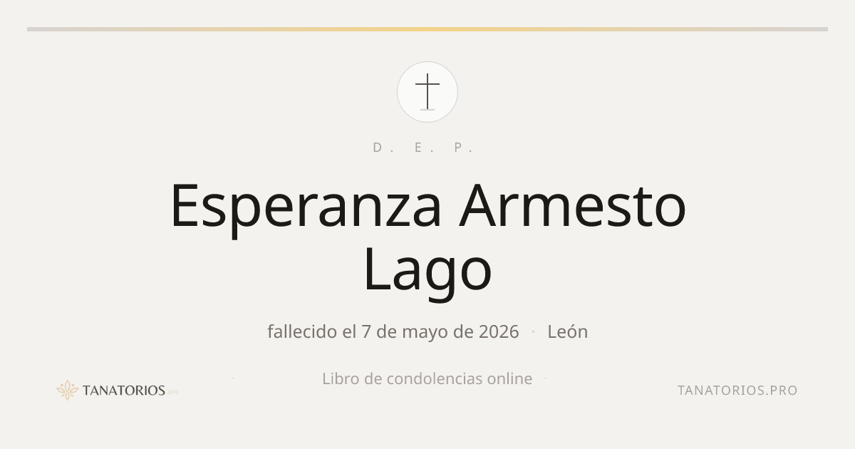 Memorial de Esperanza Armesto Lago